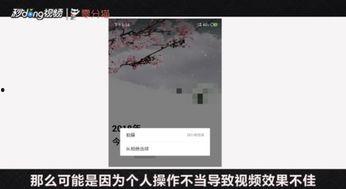 微信拍摄视频模糊,微信视频中的瞬间回忆