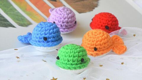 小鲸鱼钩针视频,轻松掌握编织技巧