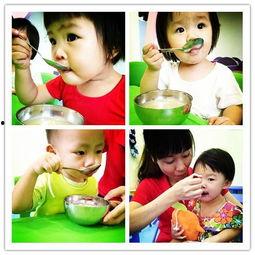 小孩自己吃饭视频,成长的小里程碑